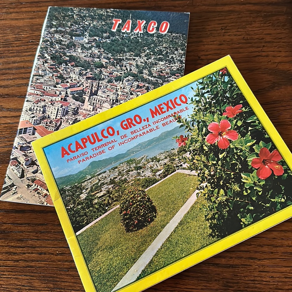 Vintage travel booklets
